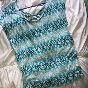 Teal Tribal Shirt